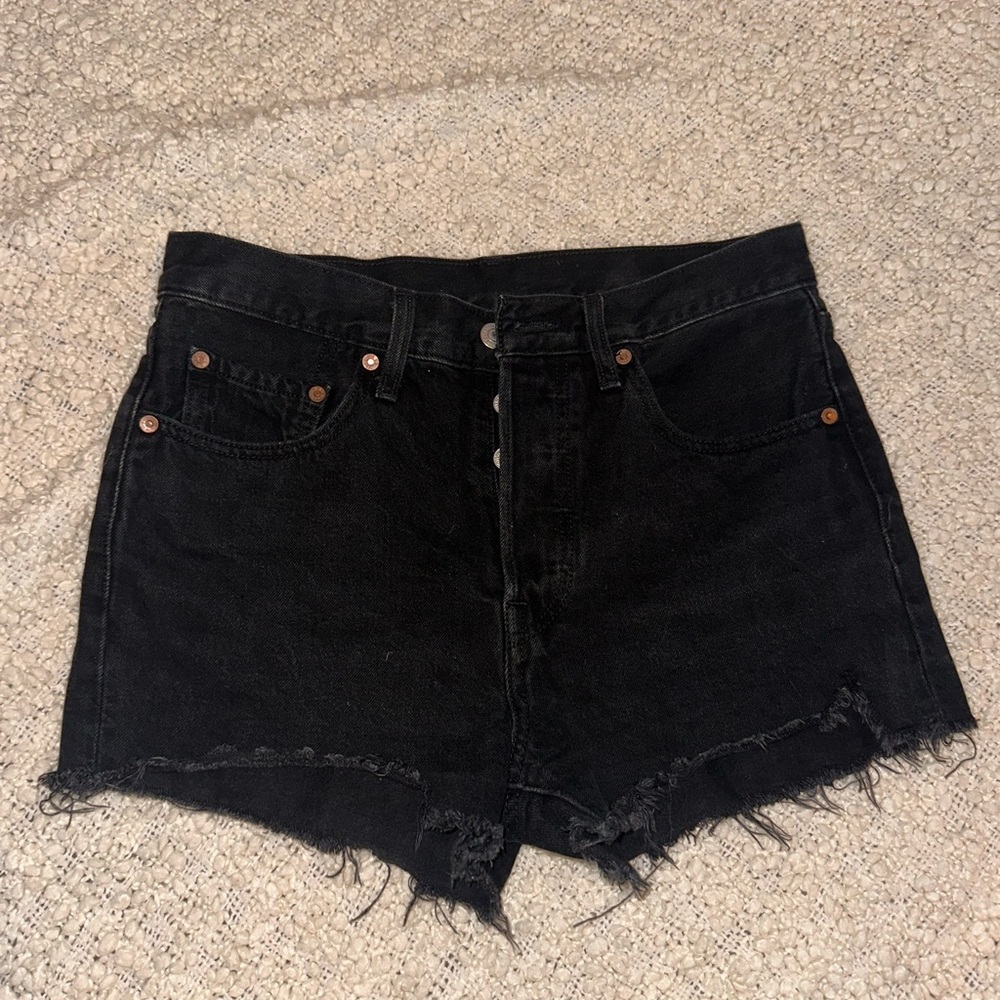 Levi’s High Waisted Denim Shorts